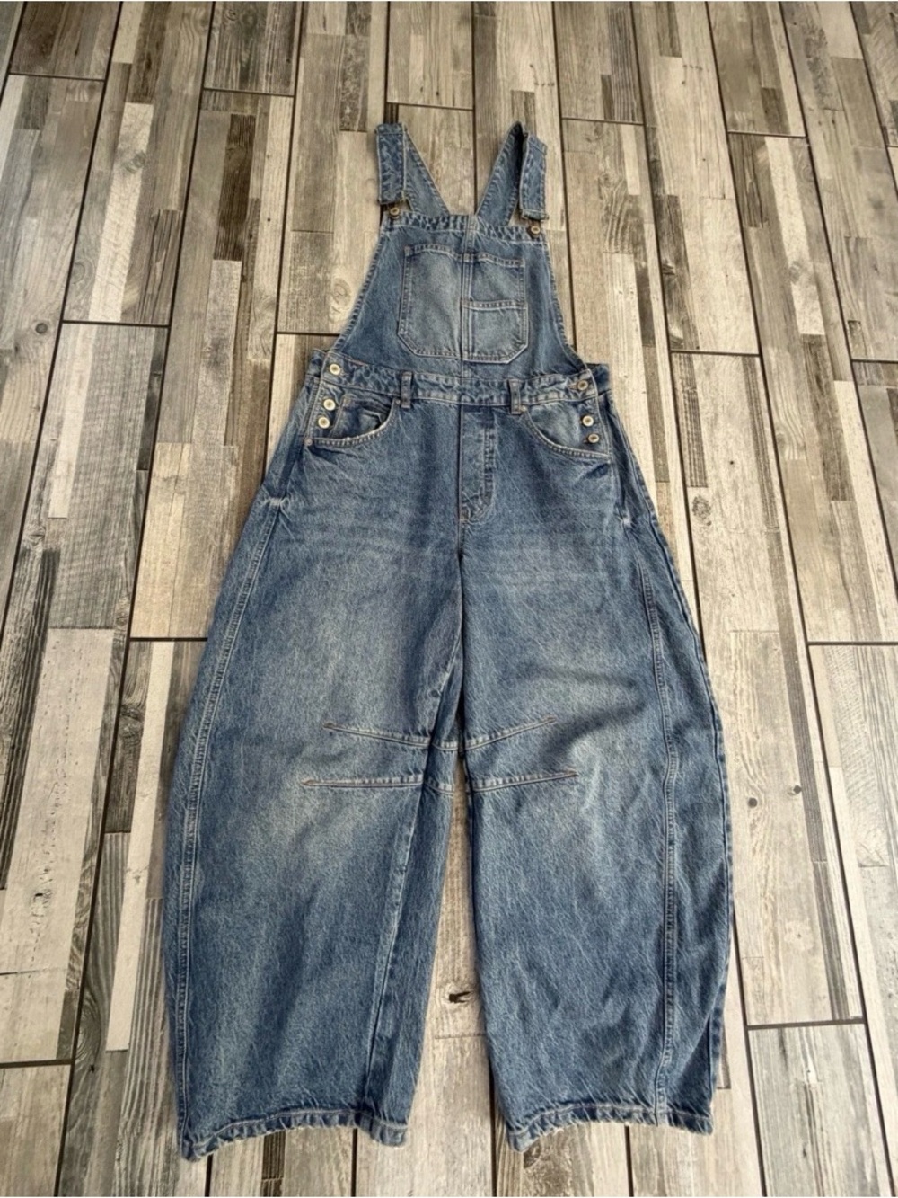 We The Free Goodluck barrel overalls